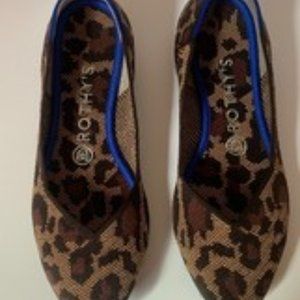 Rothy's Point Flats: Wildcat Retired Leopard Pattern W8 - Limited Edition New